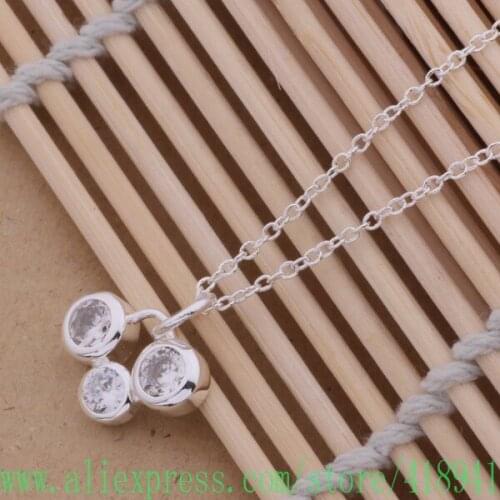 Silver Plated Necklace Silver Plated fashion jewelry pendant /bazajsga ahuaizba AN101