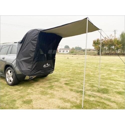 Car Trunk Tent Outdoor Self-driving Tour Car Tail Extension Tent Sunshade Rainproof Rear Tent Awning For Barbecue Camping