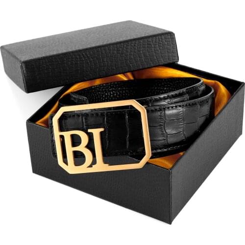 New Personalized Custom Letter Belt Buckle Crocodile Leather Pattern Fashion Women’s Belt Unisex Accessories Gift For Friend