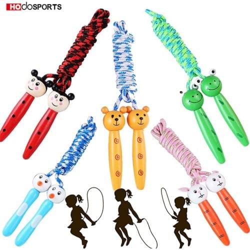 Kids Jump Ropes Skipping Rope Wooden Skipping Rope Aerobic Exercise Like Speed Training Endurance Training Fitness Gym