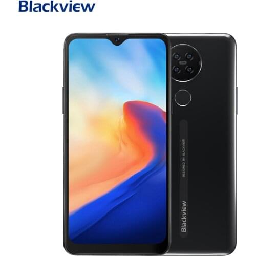 Blackview A80 Used Phone 90 New Quad Rear Camera Mobile Phone 6.21' HD Waterdrop Screen 2GB+16GB Cellphone 4200mAh 4G Smartphone