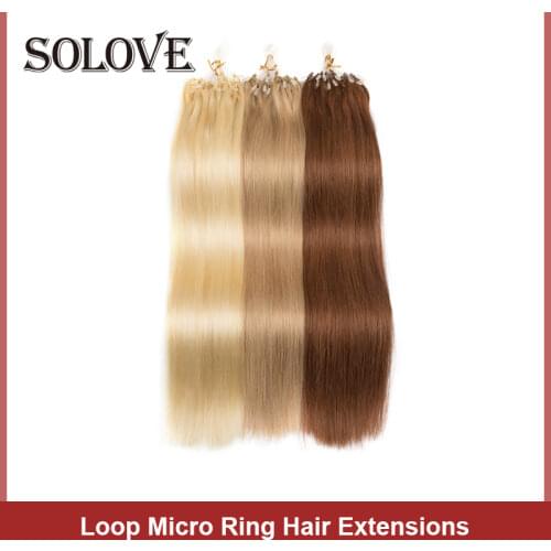 SOLOVE Hair Extension Rings