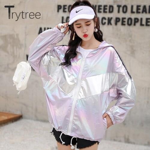 Trytree Women's Raincoats With A Hood
