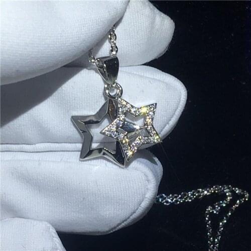 Vecalon Silver Pendants