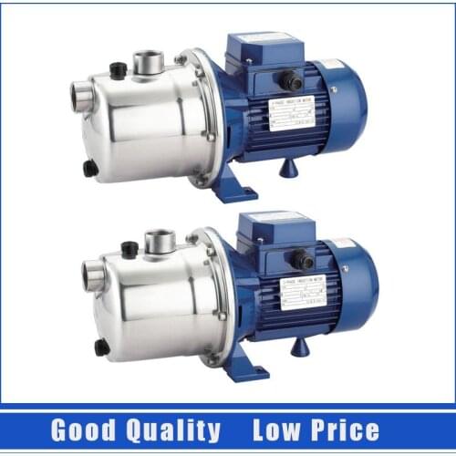 0.37KW Stainless Steel Jet Pump Domestic Clean Water Pump Centrifugal Booster Prcessure Pump 220V/50HZ
