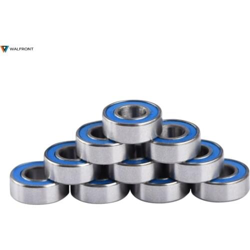 10Pcs/set MR115-2RS Ball Bearing 5x11x4mm Miniature Double-shielded Steel Bearing Durable Wholesale
