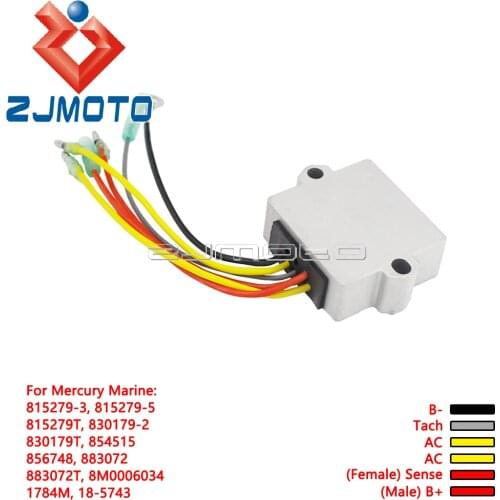 1x Voltage Regulator Rectifier For Mercury Marine 815279-3 815279-5 815279T 830179-2 830179T 854515 856748 883072 8M0006034