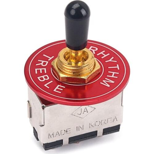 3 Way Toggle Switch with Rhythm Treble Washer Ring for SG Guitar