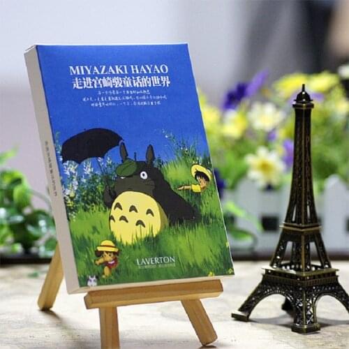 30Pcs/Lot Hayao Miyazaki Oil Painting Postcard Miyazaki Hayao Postcards/Greeting Card/Wish Card/Fashion Gift