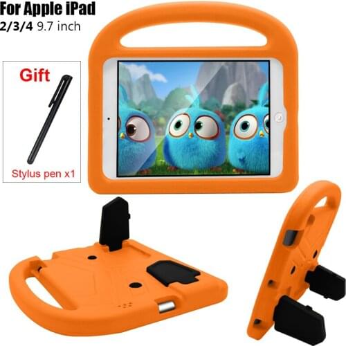 Tablet Case for Ipad 2/3/4 Kids EVA Cover Case for Apple Ipad 2 3 4 9.7"A1395/A1396/A1397/A1403/A1416/A1430/A1458/A1459/A1460