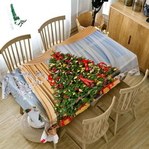 Dalunine New Year Tablecloths On The Table