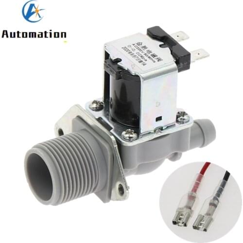Plastic Solenoid valve 3/4"-12mm solenoid water valve 12VDC 24VDC washing machine inlet water valve