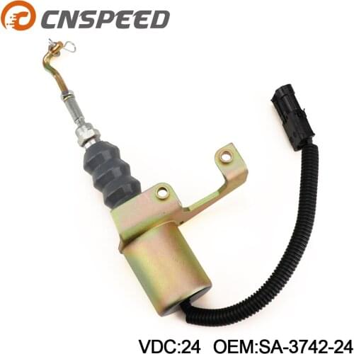 Shutdown solenoid kits for RSV governor & 24 V 3974947, Z3900107 SA-3742-24, 1751ES for left-hand mounting