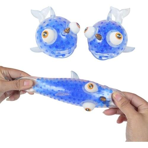 Fidget Toys Ball Creative Cute Children Adult Pinching Toy Stress Relief Particle Ball Narwhal Pressure Release Toy