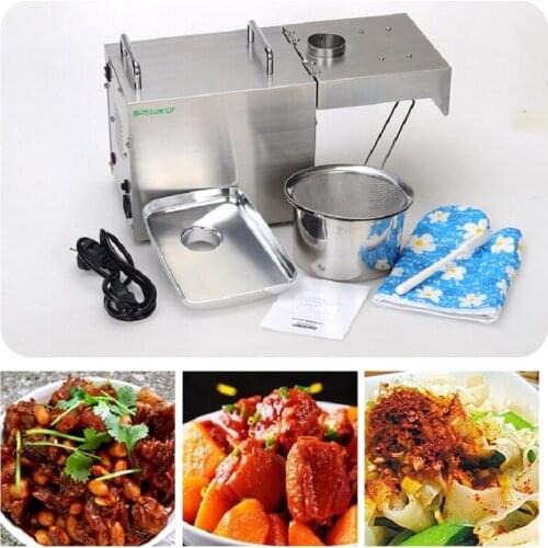 Stainless steel commercial Presser High Oil Extraction automatic pressing oil press Machine