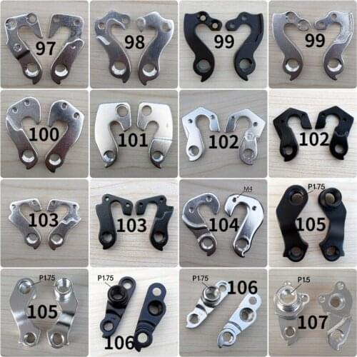 2PCS Bicycle rear Derailleur Gear Hanger Mech Dropout Fit For Jamis Frame Specialized Cube Felt Canyon GT Number 44-54
