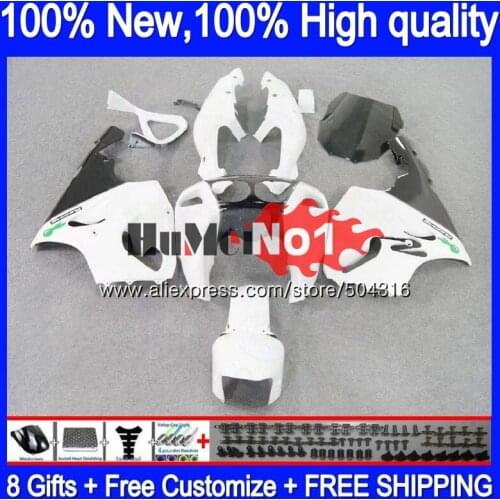 Body For KAWASAKI ZX-7R ZX-750 ZX7R 96 00 01 02 03 52MC.28 ZX 750 7 R ZX750 ZX 7R 1996 2000 2001 2002 2003 Fairing White Grey