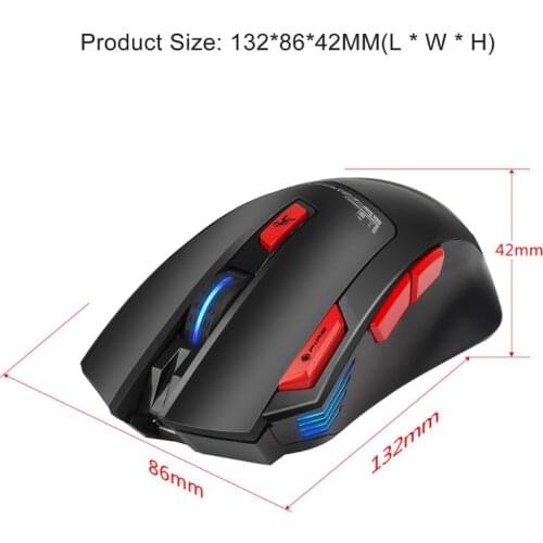 Mouse Wireless Rechargable Mice 2.4G USB 7 Slient Buttons Colorful Laptop PC Computer Desktop Notebook