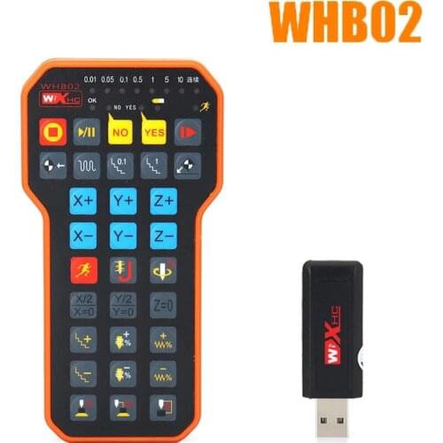 NC Studio USB Wireless Remote Control Handle WHB02 Weihong DSP Control Handle CNC Router For CNC Engraving and Cutting Machine