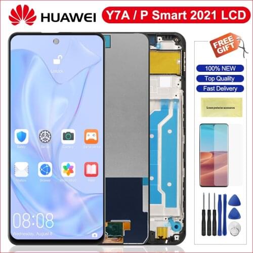 6.67'' Original Screen For Huawei P Smart 2021 PPA-LX2 LCD Display With Touch Screen Digitizer Assembly For Huawei Y7A LCD