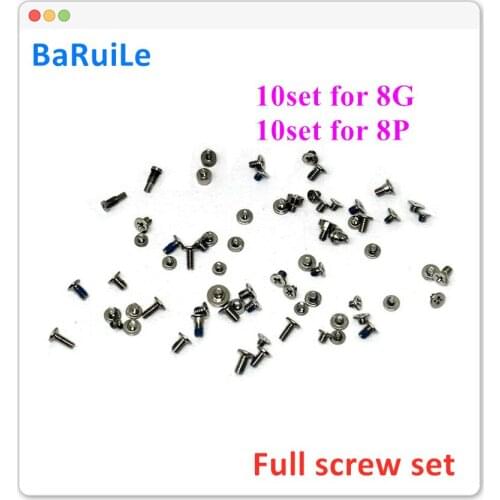 BaRuiLe 20sets Complete Full Screw Set for iPhone 8 Plus 8P 4.7' 5.5" Full Screws Inner Kits Replacement Parts