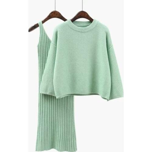 2020 Casual Solid Autumn Winter Knitted Pullovers Thick Slim O Neck Full High Waist Warm Thickness Women Sweater