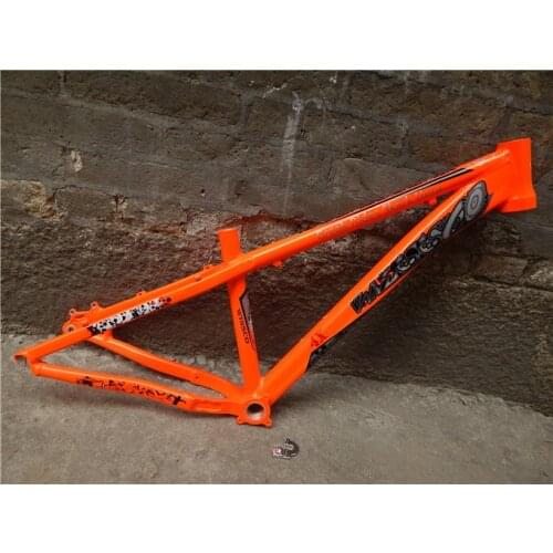Free shipping Aluminium kids mountain bicycle frame 26er 14 / 16 inch children 26 MTB frame for Slope Vehicle with Rapid Drop
