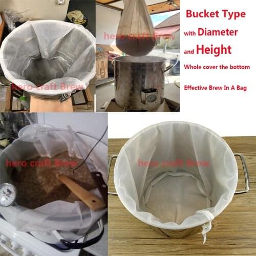 Craft Brew Beer Brewing Filter Bag Bucket Type With Round Bottom Whole Cover the Tank For Homebrew