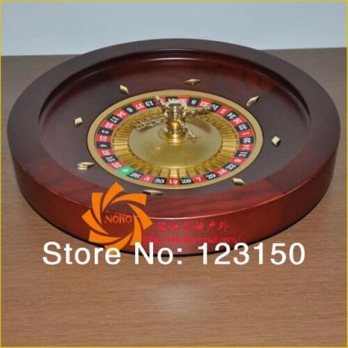 RS-008 Free shipping 1pc quality 20 inch wooden roulette wheel, Diameter 50cm