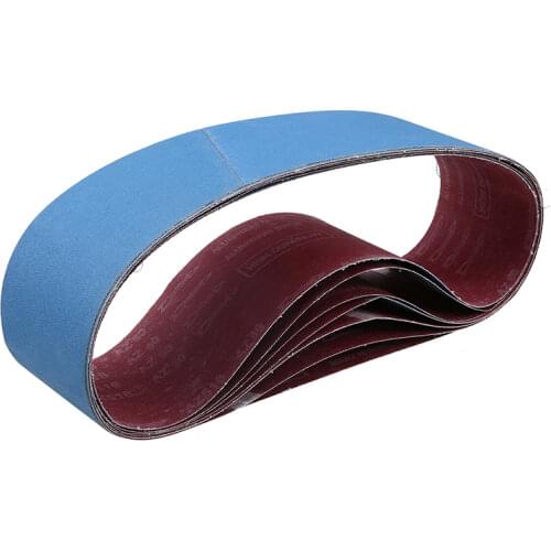 1pc 100*915mm Zirconium Corundum Sanding Belts Blue 80/120/150/180/240/320/800/1000 Grits Sanding Belts Bands for Polishing Tool