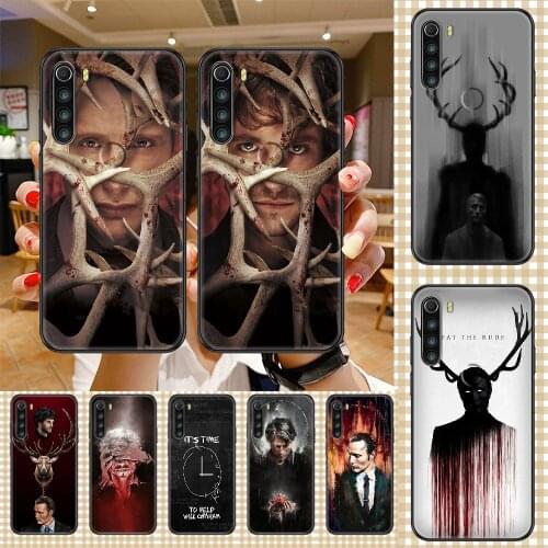 Hannibal eat mads mikkelsen Phone case For Xiaomi Redmi Note 7 7A 8 8T 9 9A 9S 10 K30 Pro Ultra black tpu cover silicone coque