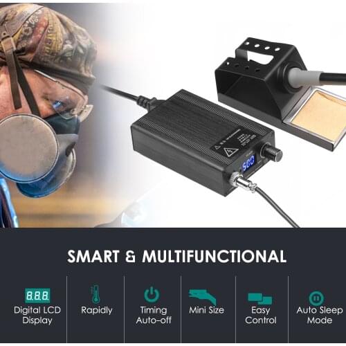 75W Smart Multifunctional Digital Soldering Station Soldering Iron Kit Electric Soldering Iron for Phone PCB IC Welding