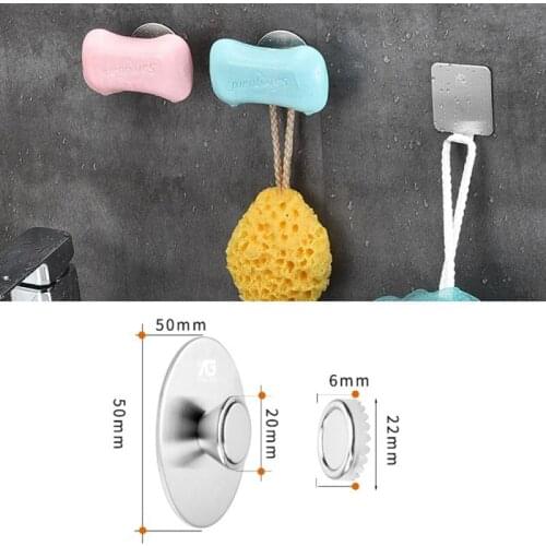 1PC Magnetic Soap Holder Tool Rustproof Sponge Rack Soap Dish For Bathroom Lavatory Home Decoration