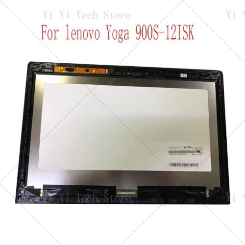 12.5'' LED LCD TouchScreen Digitizer Assembly with Bezel B125HAN02.2 LQ125T1JX05 For Lenovo Yoga 4S