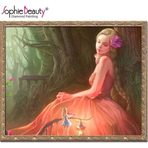 2018 Special Offer Time-limited Diamond Mosaic Pictures Diy Beauty Lady In Jungle Photo Custom Embroidery Painting Cross Stitch