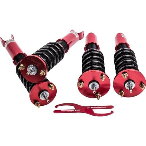 4PCS Coilovers Shock Struts Kits 24 Ways Coilover For Honda Accord 2008-2012 Damper Suspension