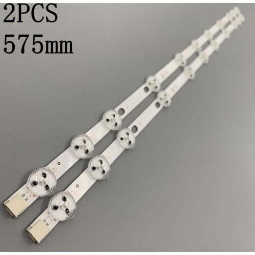 4PCS New 11LED 574mm LED backlight strip Replacement for VESTEL 32D1334DB VES315WNDL-01 VES315WNDS-2D-R02 VES315WNDA-01