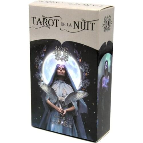 78 Cards Deck Tarot De La Nuit Full English Family Party Board Game Oracle Cards Astrology Divination Fate Cards