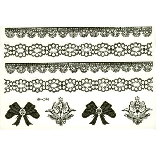 Bracelet temporary tattoo sticker women arm tattoo sleeves Tie henna tattoo kids tatuajes manga tatuajes tatouage temporaire