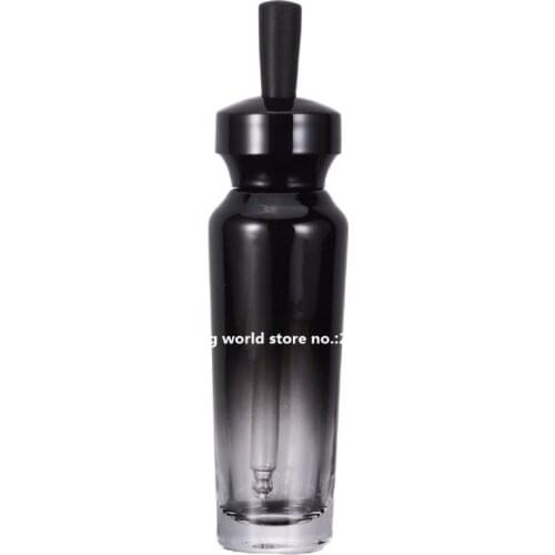 30ML black glass bottle with dropper for serum/essence/oil/eye skin care liquid cosmetic packing