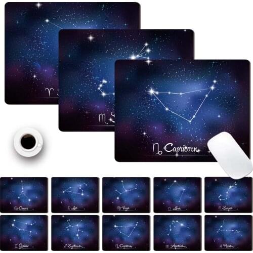 Smooth Waterproof PU Leather Computer Mouse-pad Smooth Game Laptop Mouse Pad Star Series Pattern Durable Game Mouse Mat