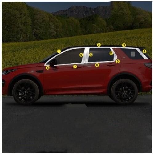 For Land Rover Discovery Sport 2015-2020 Stainless Steel Chrome Window Trim Cover window pillar decoration