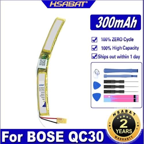 HSABAT ABI400942 ABI-400942 PA-BS30 300mAh Battery for BOSE QC30, QuietComfort 30, QuietControl 30 Batteries