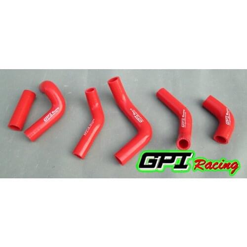 RED for HVA HUSQVARNA TC TE 250 01 02 03 04 05 06 07 dirt bike motocross silicone radiator hose PIPE