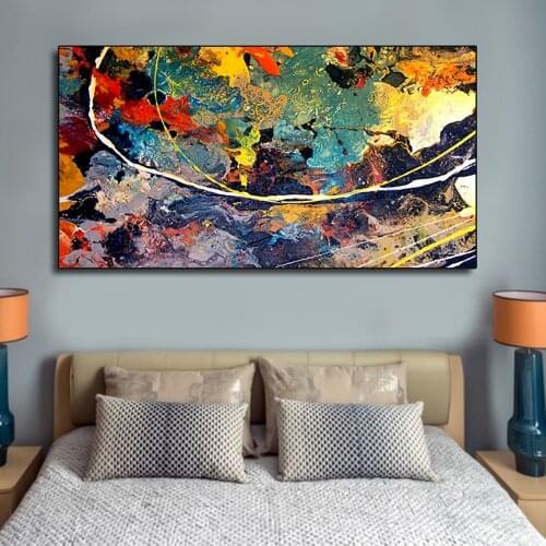 Large Abstract color line Diamond Painting Kit diy Handmade Gift Embroidery beads of 5d Picture For Living Room Home Decor