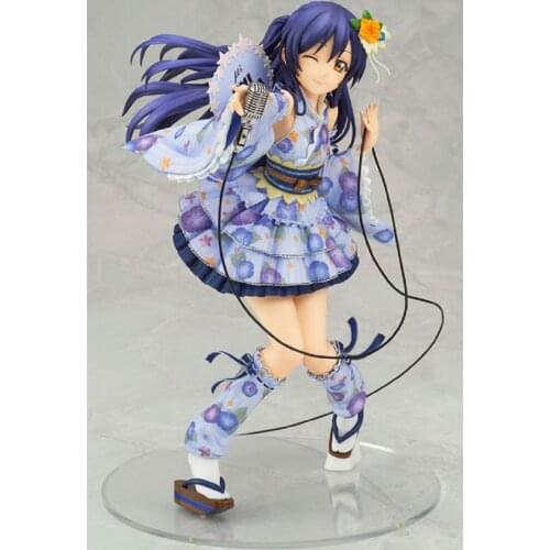 New arrival 21CM PVC Japanese anime figure love live Sonoda Umi kimono dressing action figure collectible model toys