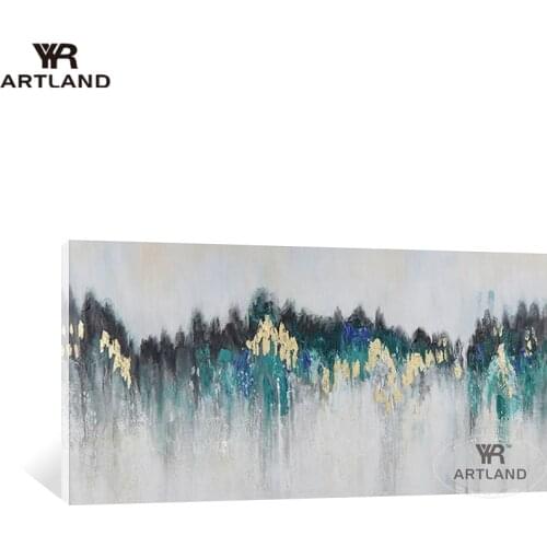 Original home decoration design Handmade abstarct cavnas oil painting landscape wall art picture for living room boy room sofa