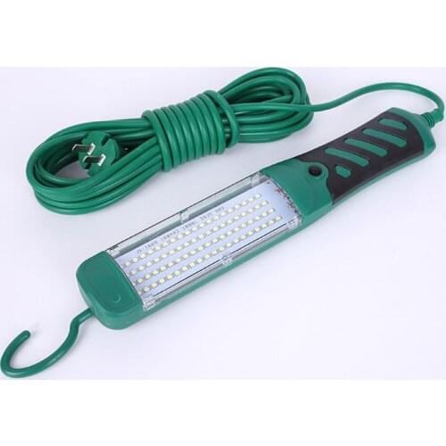 Portable LED Emergency Safety Work Light Handheld 80 LED Beads Flashlight Car Inspection Repair Torch 220V With Hook