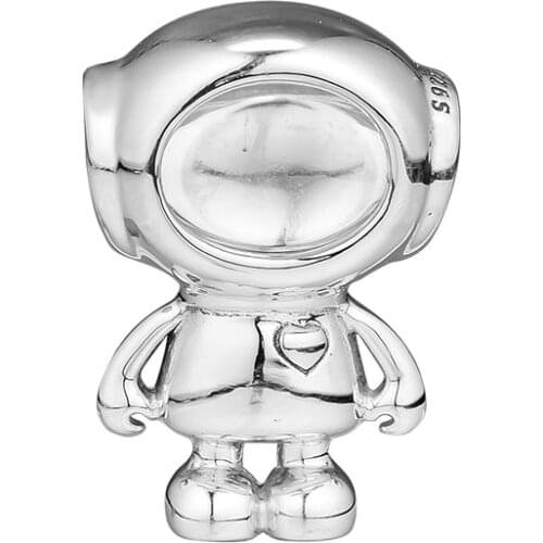 CKK Silver 925 Jewelry Cosmo Tommy Astronaut Charm Beads Fits Original Bracelets & Bangle Sterling Silver Making