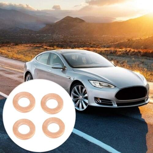 4Pcs Fuel Injector Seal Copper Washer for ford Transit MK7 2.2 2.4 3.2 2006